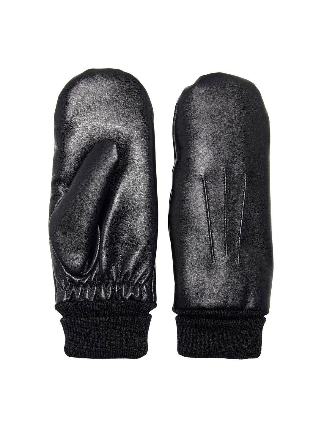 OnlPernilla Leather Mittens