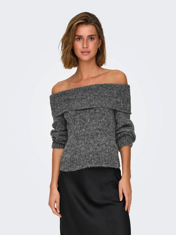 ONLMarie LS Off Shoulder Knit