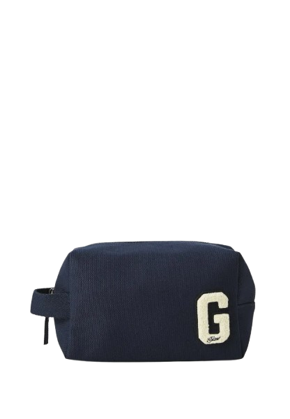 G Badge Cotton Canvas Washbag