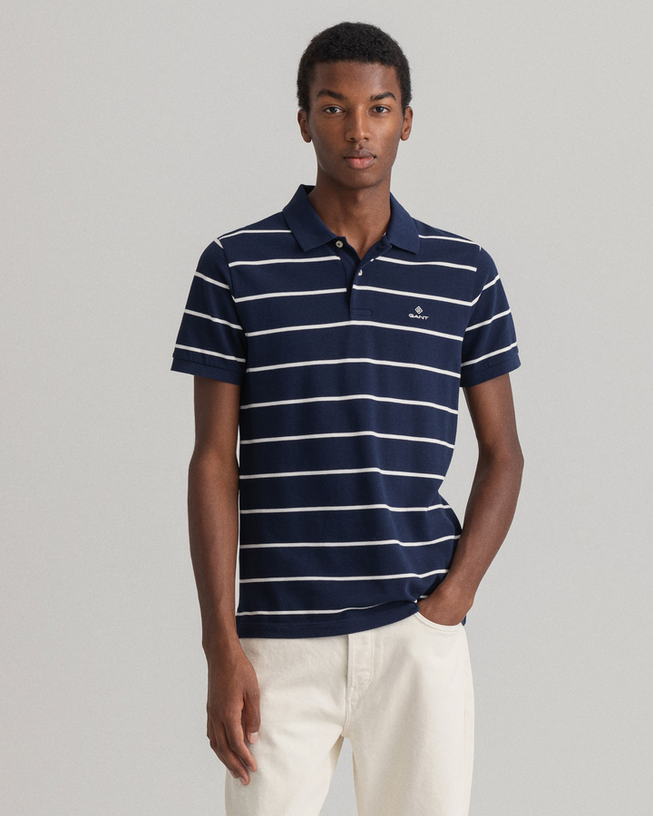 Striped polo