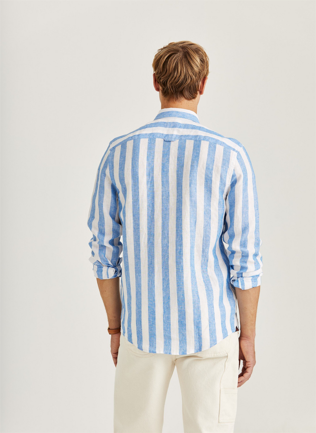 Douglas Linen Stripe Shirt