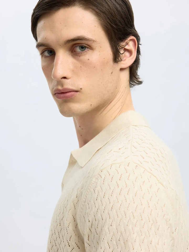 SLHLino SS Knit