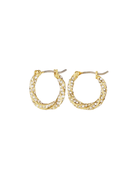 Emme crystal hoops