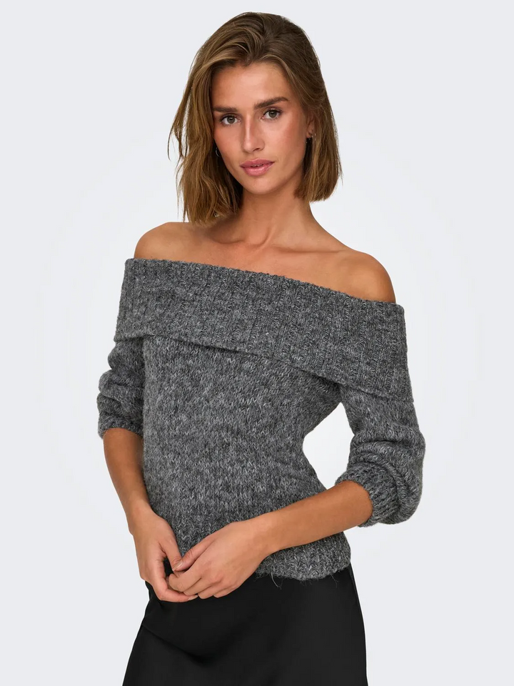 ONLMarie LS Off Shoulder Knit