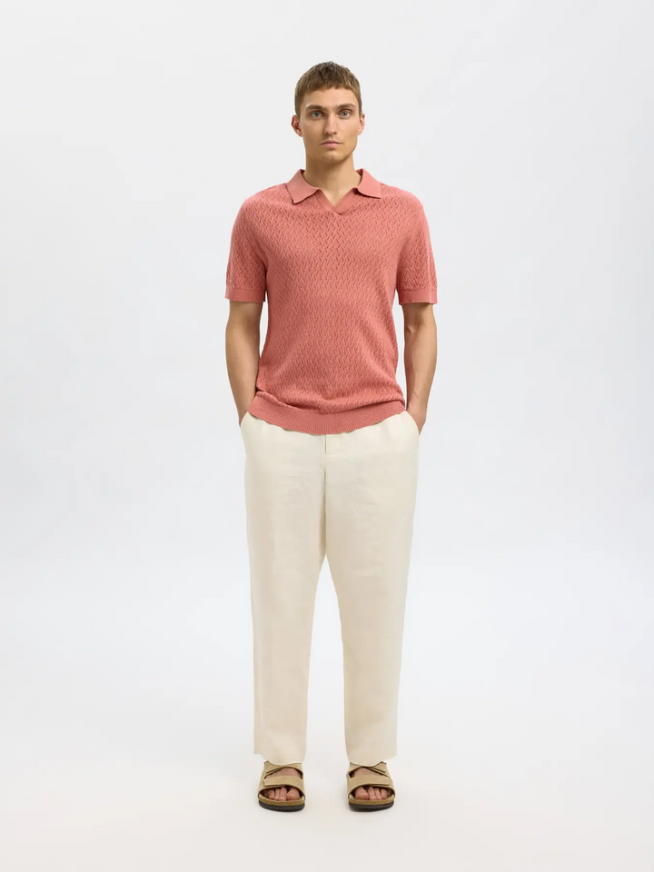 SLHLino SS Knit