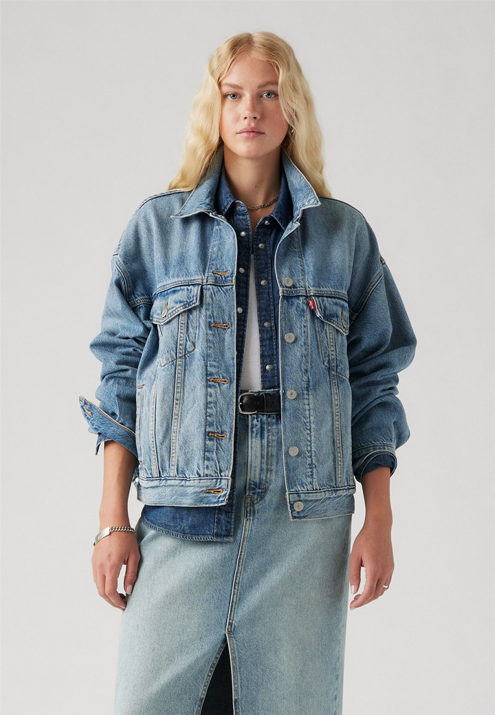 90s trucker jacket
