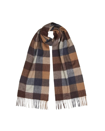 Lambswool Tattersall Scarf