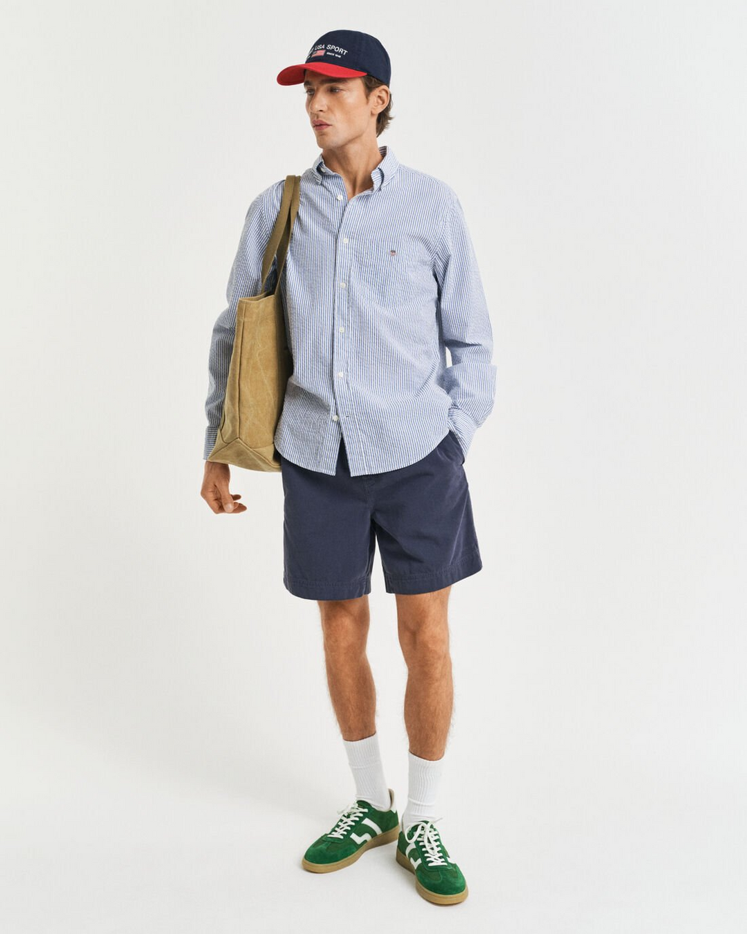 Reg Seersucker Stripe Shirt